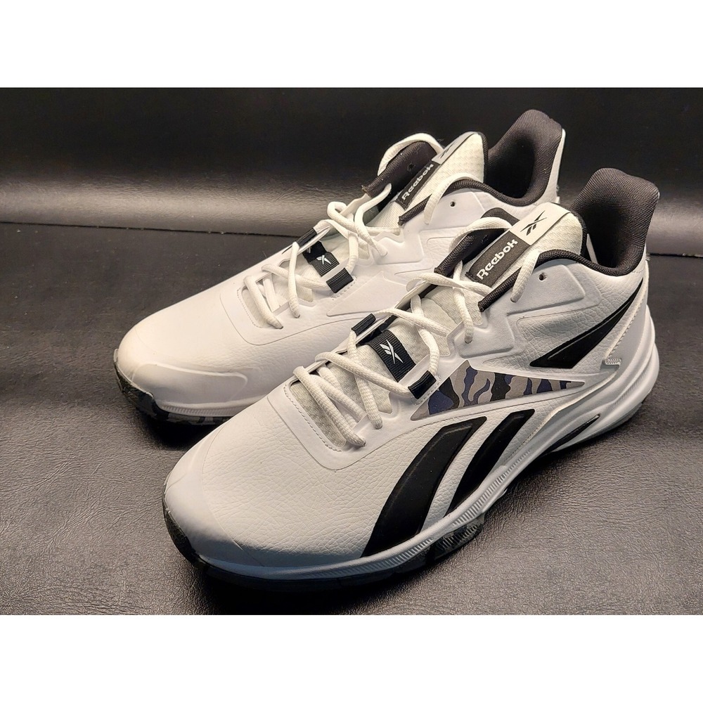 Reebok More Buckets Basketball Shoes Men's Size 12 - GW1407 White & Camo